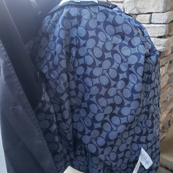 Gently used black Coach coat - Picture 7 of 11